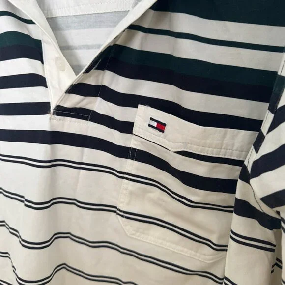 Vintage Tommy Hilfiger Polo 100% Cotton Size Large - Picture 3 of 7